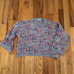 She and Sky Colorful Sweater